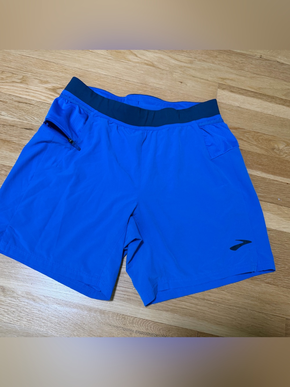 Brooks Men's Blue Athletic Running Shorts